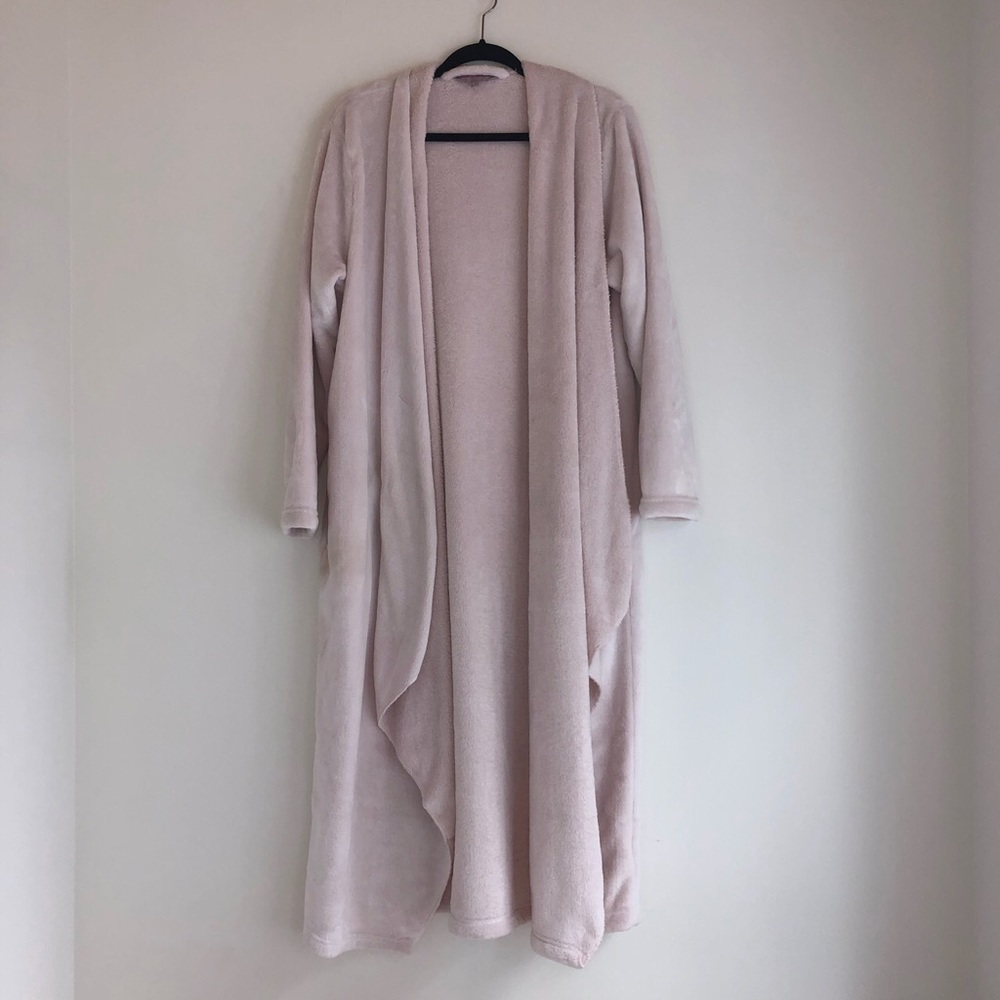 Fuzzy light pink robe